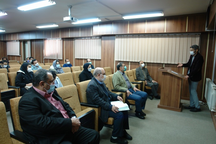 جلسه رئیس واحد تهران جنوب با کارگزاران دانشجویان غیرایرانی